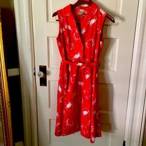 Lindy Bop rockabilly red crab 🦀 dress!